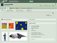 Tablet Screenshot of monarchstudio.deviantart.com