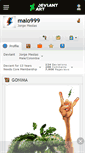 Mobile Screenshot of malo999.deviantart.com