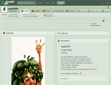 Tablet Screenshot of malo999.deviantart.com
