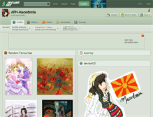 Tablet Screenshot of aph-macedonia.deviantart.com