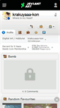 Mobile Screenshot of krakuyaaa-kon.deviantart.com