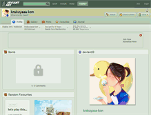 Tablet Screenshot of krakuyaaa-kon.deviantart.com