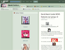 Tablet Screenshot of kabuki-comics.deviantart.com