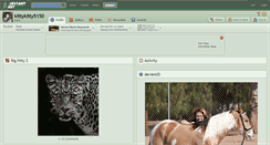 Desktop Screenshot of kittykitty5150.deviantart.com