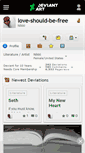 Mobile Screenshot of love-should-be-free.deviantart.com