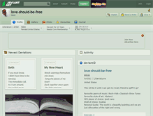 Tablet Screenshot of love-should-be-free.deviantart.com
