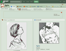 Tablet Screenshot of dgylia.deviantart.com