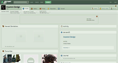 Desktop Screenshot of insomni-design.deviantart.com