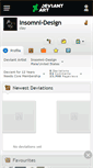 Mobile Screenshot of insomni-design.deviantart.com