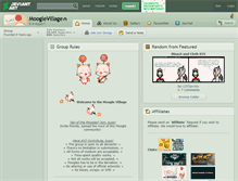 Tablet Screenshot of mooglevillage.deviantart.com