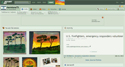 Desktop Screenshot of hermione75.deviantart.com