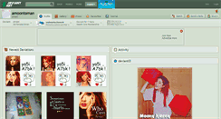 Desktop Screenshot of amoontoman.deviantart.com