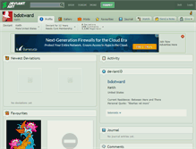 Tablet Screenshot of bdotward.deviantart.com