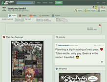Tablet Screenshot of daaku-no-tenshi.deviantart.com