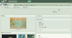 Desktop Screenshot of catgrl.deviantart.com