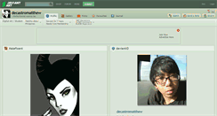 Desktop Screenshot of decastromatthew.deviantart.com