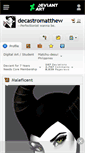 Mobile Screenshot of decastromatthew.deviantart.com