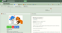Desktop Screenshot of ighostshadow.deviantart.com