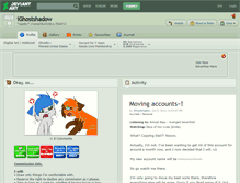 Tablet Screenshot of ighostshadow.deviantart.com