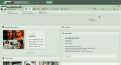 Desktop Screenshot of keyofdestiny813.deviantart.com