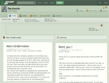 Tablet Screenshot of parchemin.deviantart.com