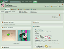 Tablet Screenshot of fimo-factory.deviantart.com