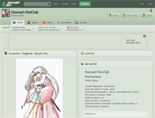 Tablet Screenshot of osuwari-fanclub.deviantart.com