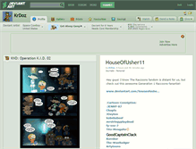 Tablet Screenshot of krdoz.deviantart.com