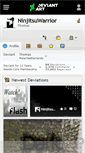 Mobile Screenshot of ninjitsuwarrior.deviantart.com