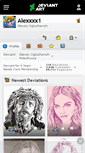 Mobile Screenshot of alexxxx1.deviantart.com