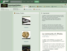 Tablet Screenshot of jurassicparkitalia.deviantart.com
