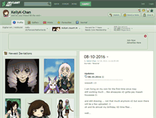 Tablet Screenshot of kellyk-chan.deviantart.com