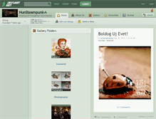 Tablet Screenshot of hunsteampunk.deviantart.com