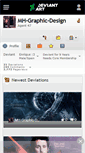 Mobile Screenshot of mh-graphic-design.deviantart.com