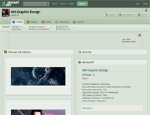 Tablet Screenshot of mh-graphic-design.deviantart.com