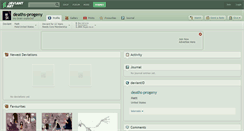 Desktop Screenshot of deaths-progeny.deviantart.com