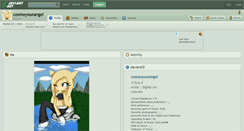 Desktop Screenshot of cosmoyourangel.deviantart.com