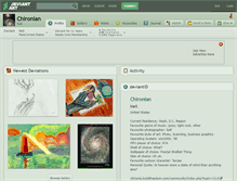 Tablet Screenshot of chironian.deviantart.com