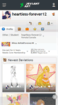 Mobile Screenshot of heartless-forever12.deviantart.com