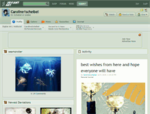 Tablet Screenshot of caroline1scheibel.deviantart.com