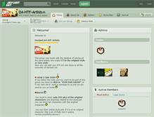 Tablet Screenshot of da-htf-artists.deviantart.com