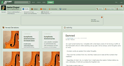 Desktop Screenshot of mastershaper.deviantart.com