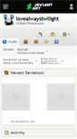 Mobile Screenshot of lovealwaystwilight.deviantart.com