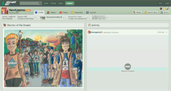 Desktop Screenshot of newtypemo.deviantart.com