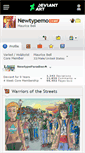 Mobile Screenshot of newtypemo.deviantart.com