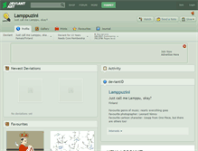 Tablet Screenshot of lamppuzini.deviantart.com