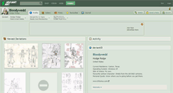 Desktop Screenshot of bloodywedd.deviantart.com