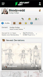 Mobile Screenshot of bloodywedd.deviantart.com