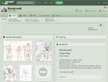 Tablet Screenshot of bloodywedd.deviantart.com