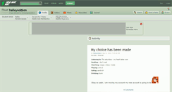 Desktop Screenshot of haileyoddson.deviantart.com